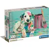 Image de Puzzle CLE 500 Compact Le Dalmatien drôle 35545