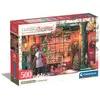 Image de Puzzle CLEMENTONI Classic Christmas Collection Old Toy Shop 500 pièces avec poster Taille finie 49 x 36 cm - Neuf