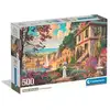 Image de Puzzle 500 pièces CLEMENTONI Compact Victorian Promenade 49 x 36 cm avec poster - Neuf