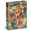 Image de CLEMENTONI - Compact 1000 pieces - More is more - Animals & Botanics - Neuf
