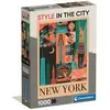 Image de Puzzle Clementoni Style in the City New York 1000 pièces poster inclus Orange - Neuf