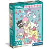 Image de Puzzle Jigsaw CLEMENTONI Hello Kitty et ses amis 1000 pièces Poster inclus 50 x 70 cm - Neuf