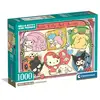 Image de Puzzle Clementoni Hello Kitty 1000 pièces, poster inclus, 70 x 50 cm, boîte compacte - Neuf