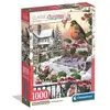 Image de Puzzle CLEMENTONI Collection Noël Classique 1000 pièces Chouette sur buissons de houx 50 x 70 cm avec poster - Neuf
