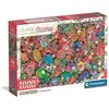 Image de Puzzle 1000 pièces Impossible Jolly Christmas CLEMENTONI 70 x 50 cm avec poster Noir - Neuf