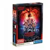 Image de Puzzle 1000 pièces Clementoni Stranger Things Compact 70 x 50 cm Multicolore - Neuf