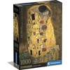 Image de Clementoni 39790 - 1000 Teile Puzzle - Museum Collection Compact - Klimt - Der Kuss