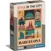 Image de Clementoni   Puzzle 1000 elementów Style in the City Barcelona   Relaks i trening spostrzegawczoci