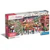 Image de Puzzle panoramique Noël CLEMENTONI Christmas Village 1000 pièces avec poster 70 x 50 cm - Neuf