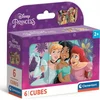 Image de Clementoni Cubi bloque 6 éléments Princesse 40660