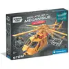Image de Jeu de construction hélicoptère STEM Clementoni 220+ pièces rotors rotatifs Noir, gris, rouge et jaune - Neuf