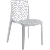 Image de Chaise empilable - plastique - blanc - DIADEME