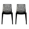 Image de Chaise lot de 2 Diadem - plastique - anthracite