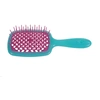 Image de Janeke Superbrush brosse de coiffeur pour démêler les cheveux rose turquoise