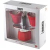Image de Bialetti 0006190 Set Mini Express 2 Tasses + 2 Bicchierini Rouge Aluminium 22 x 8 x 21,5 cm en occasion ou reconditionné