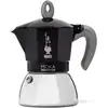 Image de Bialetti Moka Induktion Cafetière à moka 0,28 L Noir, Argent - Neuf