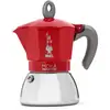Image de Bialetti Moka Induktion Cafetière à moka 0,28 L Rouge, Acier inoxydable - Neuf
