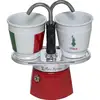 Image de Cafetière Bialetti Mini Italia 90 ml Rouge avec 2 Tasses - Neuf