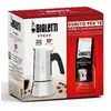 Image de Cafetiere italienne + 1 Café Perfetto Moka Classico - BIALETTI - VENUS - 6 tasses - 0,30 L - Paquet de 250 g - Argent - Neuf