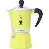 Image de Bialetti 6538 machine à café manuelle Cafetière à moka 0,27 L Noir, Argent, Jaune - Neuf