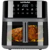 Image de NutriBullet Nutribullet CRISPLITE VISION air fryer (black/silver, 2,000 watts, 8-liter basket, with viewing window)