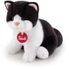 Image de Chaton en peluche blanc et noir