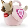Image de Peluche Trudi Kitten Sac à main Pink Hearts XS