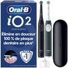 Image de Brosse À Dents Électrique - Oral B - Io2 - Pack Noir Et Vert - 3 Modes - Capteur De Pression