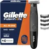 Image de Gillette Fusion One Hybrid, rasoir électrique pour hommes, noir