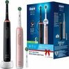 Image de Oral-B Pro 3 3900N Black/Pink avec 2ème pièce à main