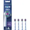 Image de Oral-B | Replaceable toothbrush heads | EB18-4 3D White Pro | Heads | For adults | Number of brush heads included 4 | White