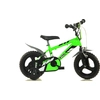 Image de Vélo enfant garçon - Vélo garçon 12 pouces MTB R88| Vélo enfant original avec roues stabilisatrices - Le vélo comme cadeau pour les garçons - Vert