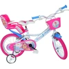 Image de Vélo enfant 16 pouces LA PETITE SIRÈNE ALYSSA avec accessoires