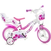 Image de Vélo pour fille blanc et rose 12'' FLAPPY Dino Bikes