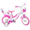 Image de Vélo pour fille blanc et rose 12'' FLAPPY Dino Bikes - Neuf