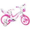 Image de Vélo pour fille rose et blanc 14'' FLAPPY Dino Bikes - Neuf