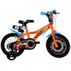 Image de Vélo enfant 14 pouces DINO BIKES Hot Wheels Dino Orange Pneumatiques à crampons Garde-boue et pédales plateformes - Neuf