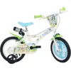 Image de Dino Bikes 14'' Bluey vélo Blanc 4-6 Years garçon Blanc 4-6 Years