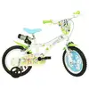 Image de Vélo enfant DINO BIKES SPA Bluey 14 pouces AUA614 BL 4-6 ans Blanc cadre réglage selle et guidon freins avant/arrière - Neuf
