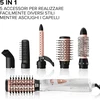 Image de Bellissima My Pro GH18 1100, Bâton de coiffage à air chaud avec brosses à revêtement céramique, 5 accessoires pour créer des cheveux lisses et brillants, des ondulations douces et des boucles, 1000 W
