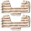 Image de Polti, lot de 2 chiffons en microfibre pour parquet Unico MCV20, MCV50, MCV70, MCV80, MCV85, PBEU