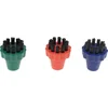 Image de POLTI - Petites brosses rondes en nylon - 3 couleurs - PAEU0296