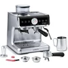 Image de Polti Coffea G50S, Machine à espresso, 2,8 l, Café en grains, Café moulu, Moulin intégré, Argenté