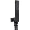 Image de Ensemble Encastré Avec Support Orientable, Douchette Flat One Et Flexible Noir Mat Black & White Bossini C13011c073