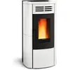 Image de Poêle à granulés de bois12.1kw acier blanc - Nordica Extraflame - TERRYPLUSBLANC -