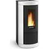 Image de Poêle à granulés de bois 8kw blanc - Nordica Extraflame - MIETTAEVOBLANC - mietta evo