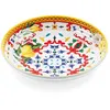Image de Guzzini Piatto Fondo Flower & Lemon Melamina Table Decor