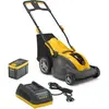 Image de STIGA Tondeuse à gazon sans fil COMBI 344e, largeur de coupe 42 cm, fonction mulching, batterie et chargeur inclus