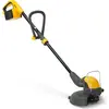 Image de Coupe-bordures sans fil STIGA avec 2 batteries 20 V et support mural avec fonction de recharge | Coupe-bordures de jardin | Débroussailleuse | Débroussailleuse à moteur | Manche télescopique et poignée supplémentaire