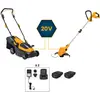 Image de Ensemble de tondeuses à gazon sans fil STIGA Collector 136e | Kit 2-en-1 | Coupe-bordures + tondeuse à gazon | Avec 2 batteries 20 volts